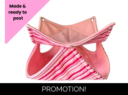 Large Double Hammock -  Pink Stripe