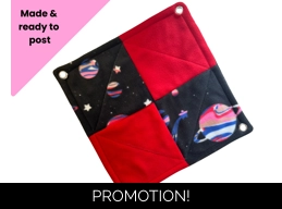 14” Single Hammock - planets/red