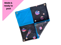 14” Single Hammock - planets patchwork