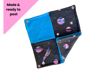 14” Single Hammock - planets patchwork