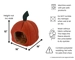 Autumn Pumpkin Bed - Large