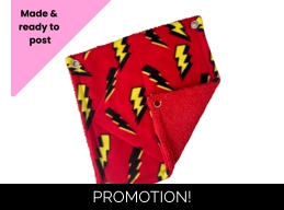 13” Single Hammock - red lightning