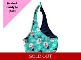 Large bonding bag - snowmen