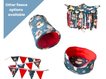 Guinea Pig Fleece Christmas Set