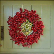 Red Berries Christmas Wreath..