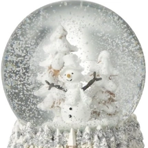 Snowman Snowglobe With Decor..