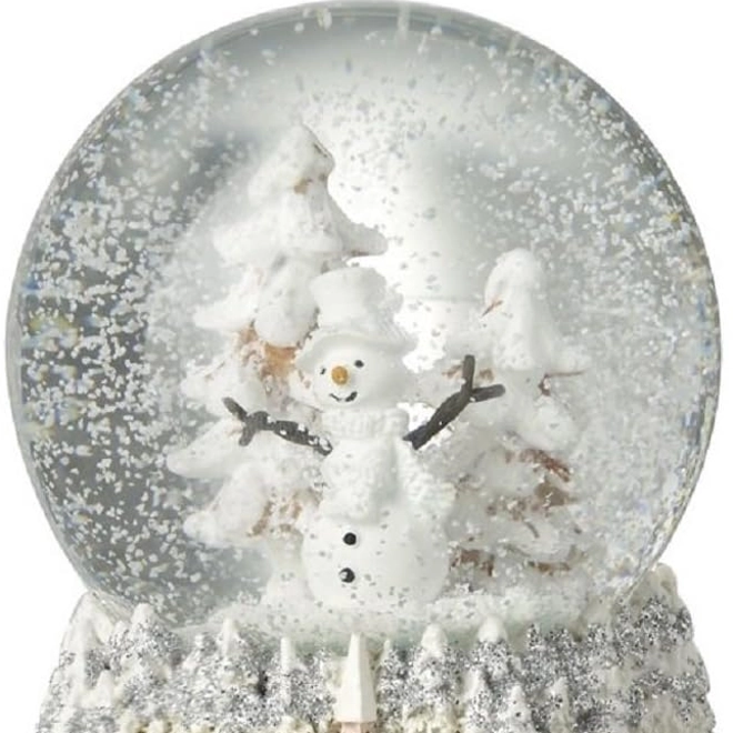 product Image for Snowman Snowglobe With Decorative Winter Village Base