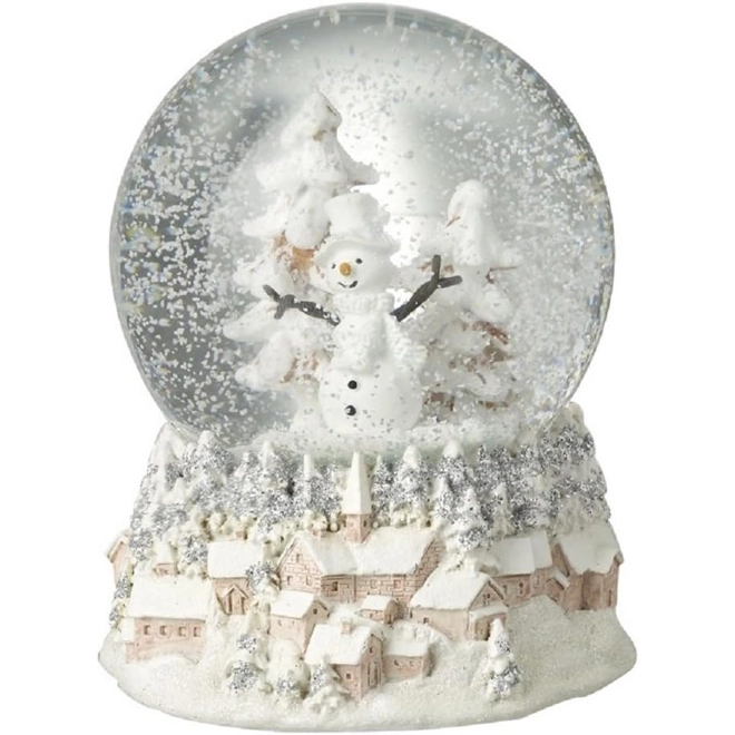 Additional Image for Snowman Snowglobe With Decorative Winter Village Base