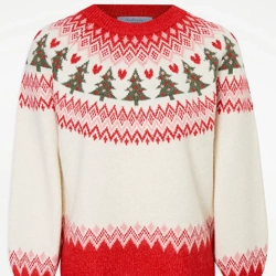 Christmas Tree Fairisle Knitted Matching Family Womens Jumper