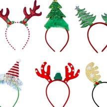 6 Pieces Xmas Headbands
