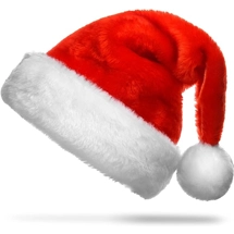 Red Velvet Father Xmas Hat