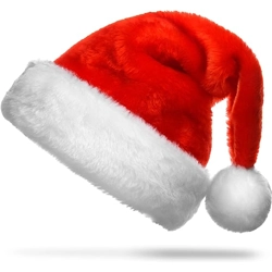 Red Velvet Father Xmas Hat