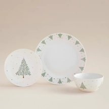 White Christmas Tree Porcela..