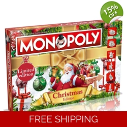 Christmas Monopoly Edition Board Game
