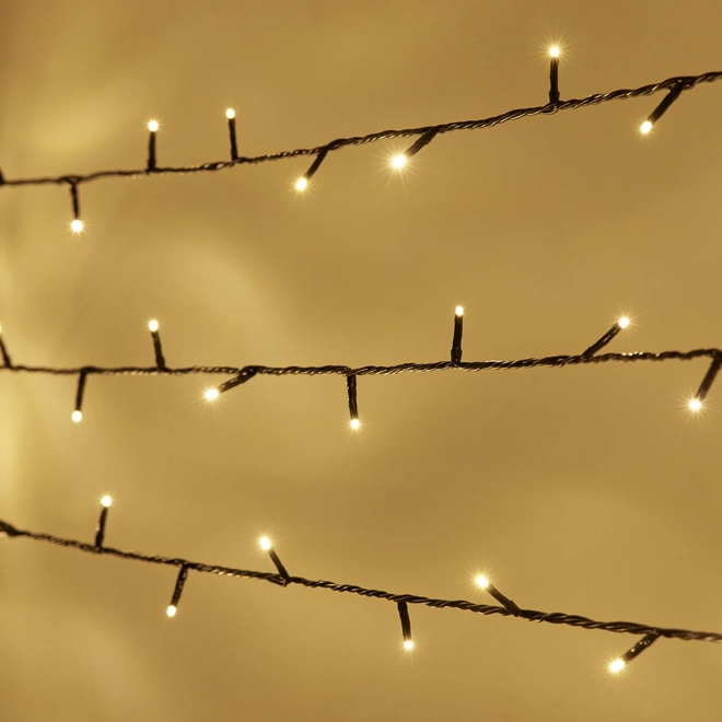 Additional Image for Essential Connect 10m 100 Warm White Connectable Fairy Lights Green Cable