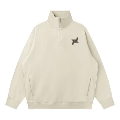 Past Time Quarter-Zip Pullover (Apricot)