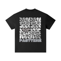 Past Time "Gray Flower Collage" Kids Tee