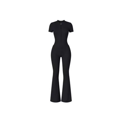 WOMENS FLARED JUMPSUIT (Black)