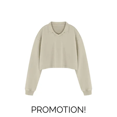 WOMENS POLO CREW (Bone)