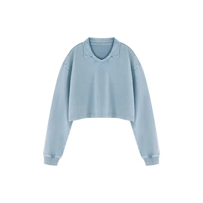 WOMENS POLO CREW (BLUE)