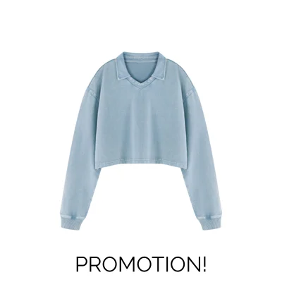 WOMENS POLO CREW (BLUE)
