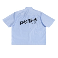 PAST TIME Pinstriped Button Up