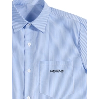 PAST TIME Pinstriped Button Up