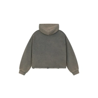 PT Vintage Frayed-Hem Hoodie