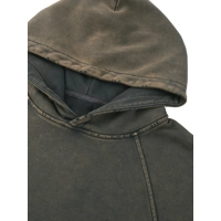 PT Vintage Frayed-Hem Hoodie