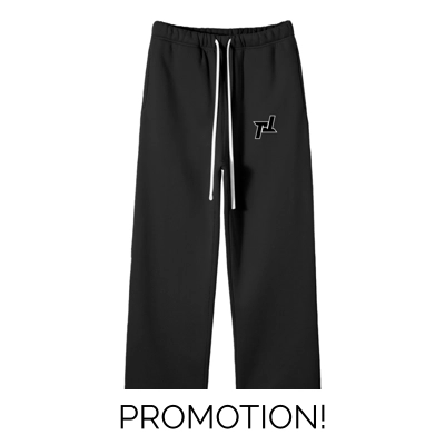PT Black LOGO SWEATPANTS (Black)