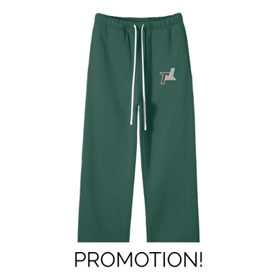 PT Gray LOGO SWEATPANTS (Eden Green)