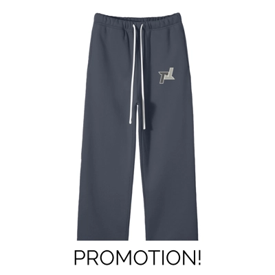 PT Gray LOGO SWEATPANTS..