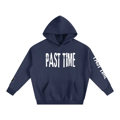 PAST TIME Hoodie (Navy Blue)