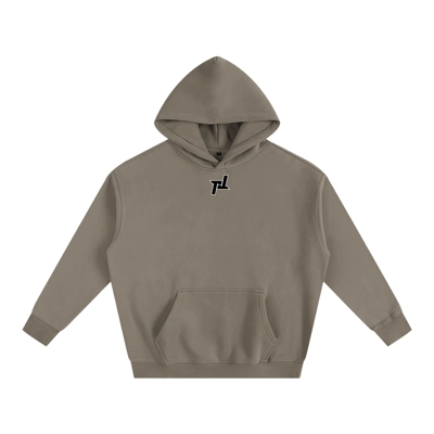 PT Black Logo Hoodie (Gray Coffee)