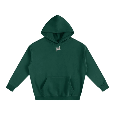 PT Gray Logo Hoodie (Eden Green)