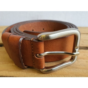 Mens Brown Genuine Leather Belt