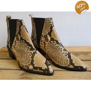 WHISTLES Belmont Snake Point Shoes Size UK3 - cost £225