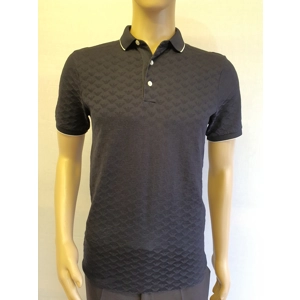 EMPORIO ARMANI Black Polo Shirt Size Small