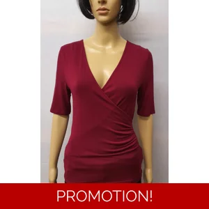 RALPH LAUREN  S/Sleeve Cross Over Top Size S