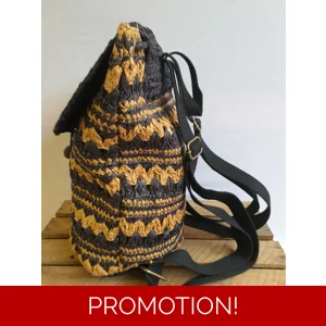 FATFACE 100% Straw Backpack