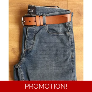 FIRETRAP Straight Jeans W30 L32 with 100% Genuine Leather FIRETRAP  Brown Belt - New with Tags