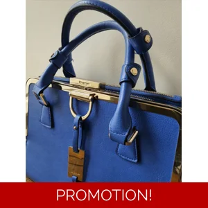 DUNE  London Blue Multi Compartment Designer Handbag