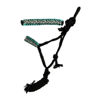 Black beaded cheetah accent on th..