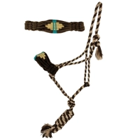 Tan and Brown Mohair Noseband