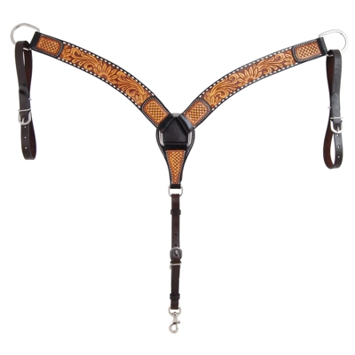 Tooled Sunflower & Floral 3"