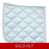 Gingham Dressage Saddle Pad