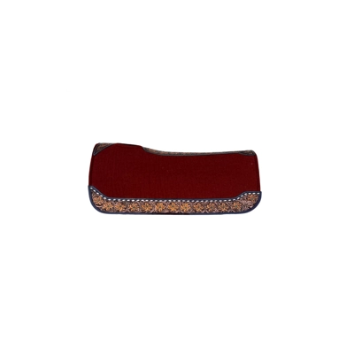 Burgandy Tooled Leather