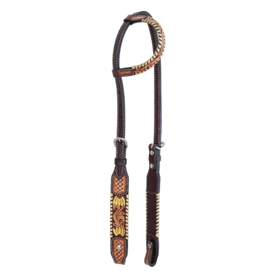 Sunflower & floral tooled