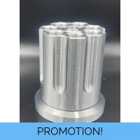 Spinning Revolver Cylinder Pen Holder