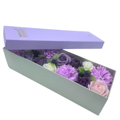 Long Box - Lavender Rose & Carnation Long Box - Lavender Rose & Carnation